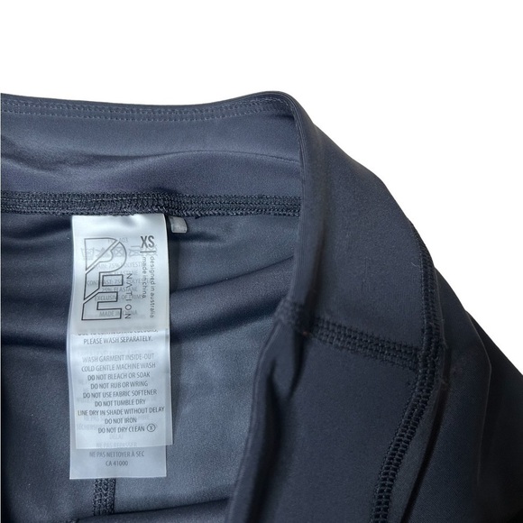 P.E Nation Orange Varsity Racing Stripe Athletic Active Workout Legging XS - Picture 15 of 16